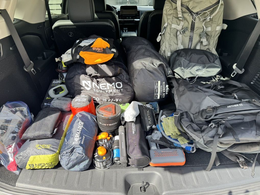 Backpacking Gear (NEMO, Osprey, ThermaRest & More)
