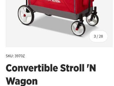 Radio Flyer Push Pull Wagon for Kids