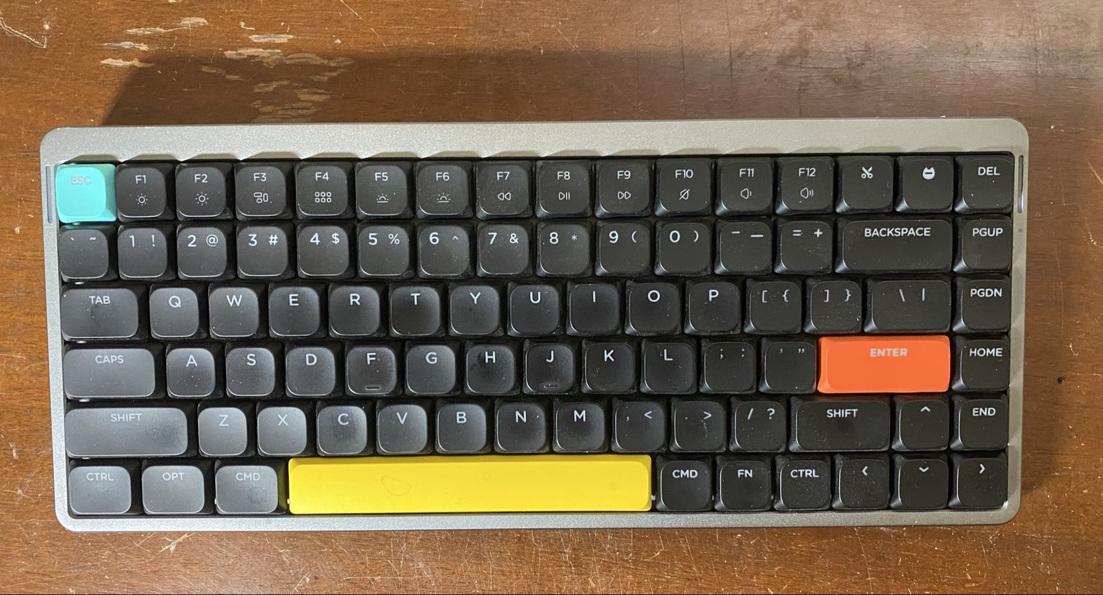 Nuphy Air75 Wireless Low Profile Keyboard with See-through replacement keys
