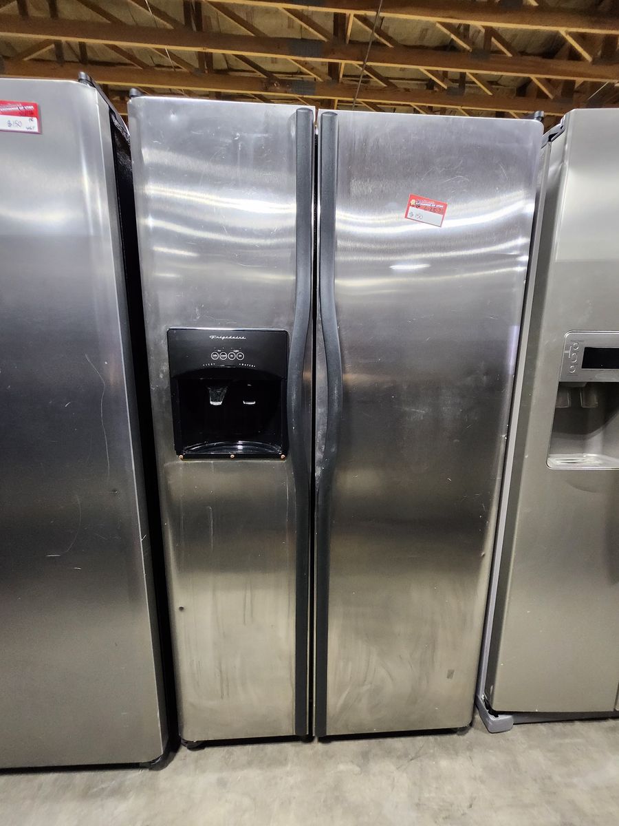 Frigidaire Stainless Steel Side-by-Side Refrigerator! W-Warranty