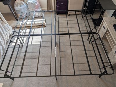 Purple Mattress Metal Bed Frame - King size