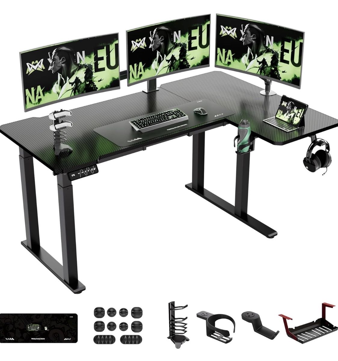 Brand New X-Win 63 Inches L-Shaped Electric Standing Desk