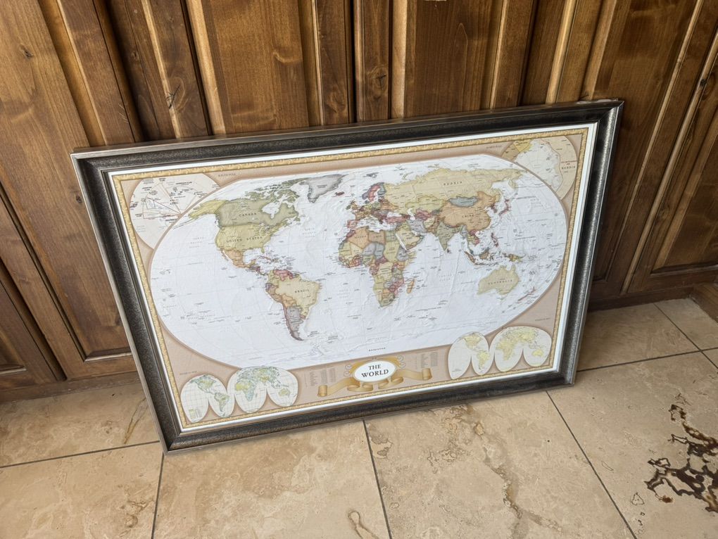 Framed Map