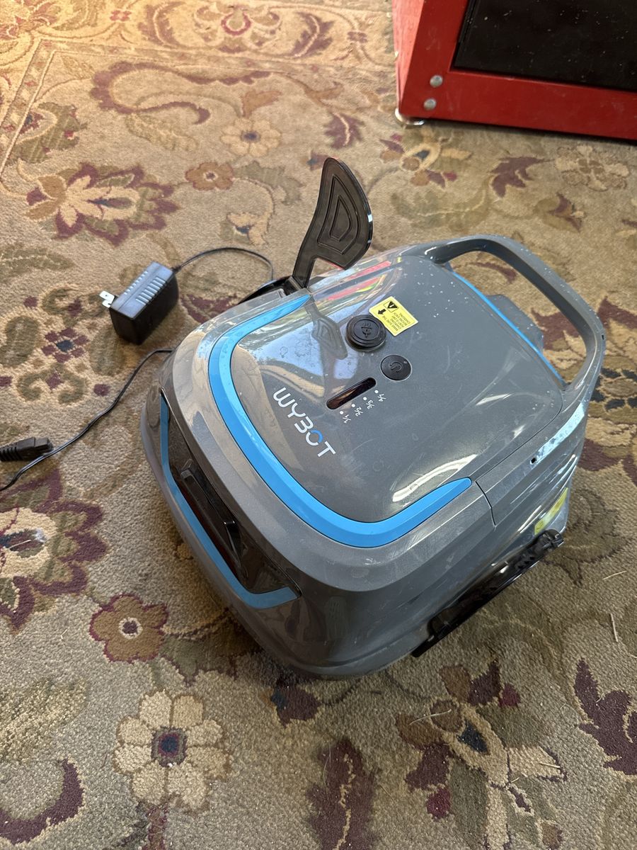WYBOT A1 Cordless Robotic Pool Cleaner with Power Adapter