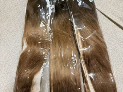 ZALA Hair Extensions, Ombre Brown to Blonde, Premium Human Hair, 20", 150g, Clip-In Each $150