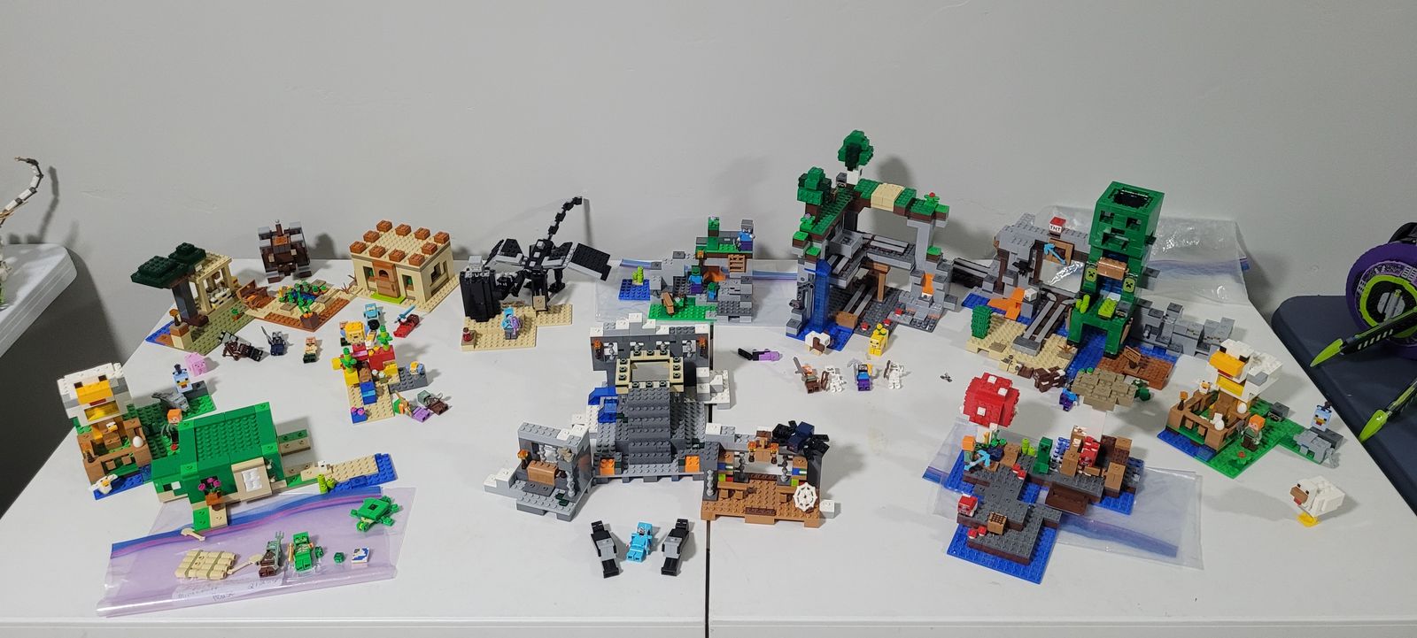 Lego Minecraft lot all for $300