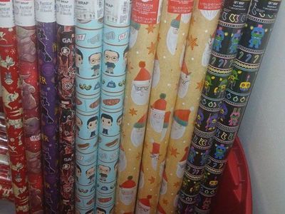 wrapping paper.