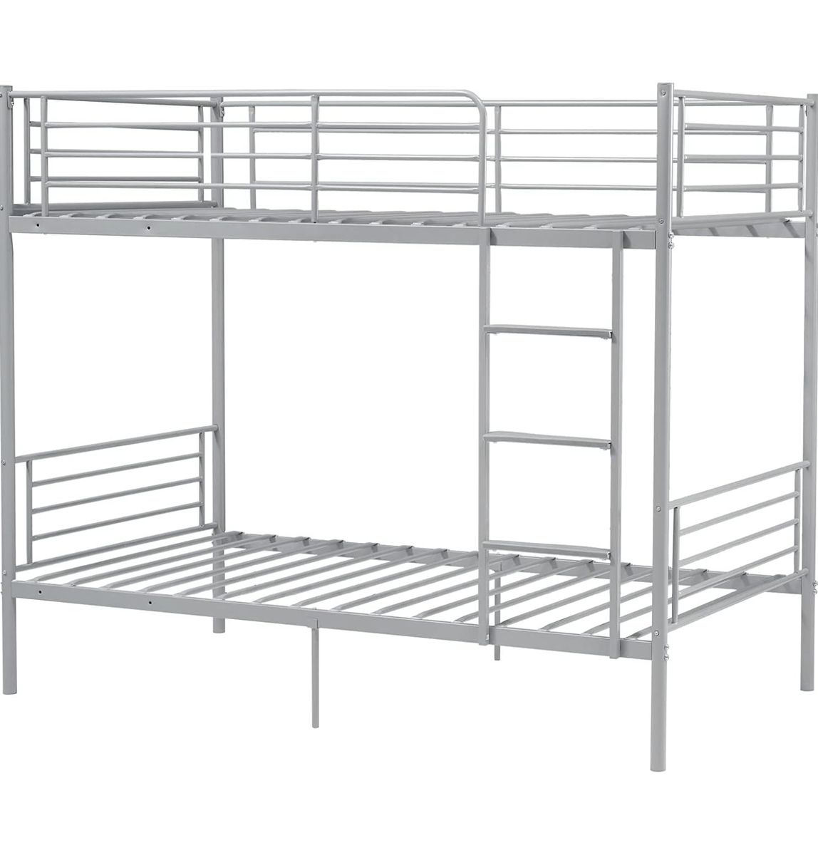 Twin-over-Twin Metal Bunk Bed Frame