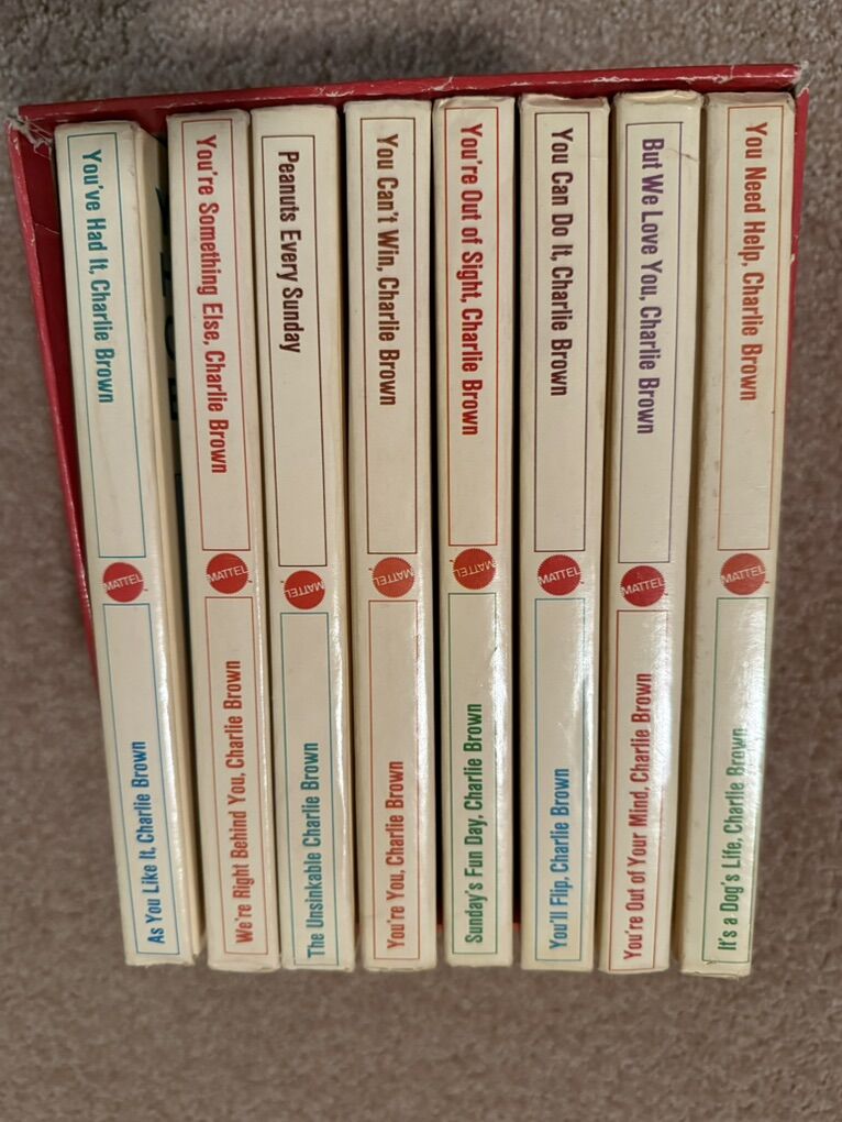 Vintage Charlie Brown Book Set