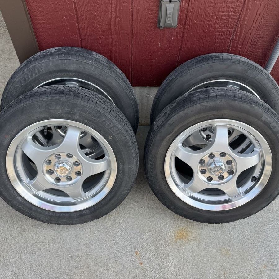 165 65 R14 MB5 Alloy Rims and Bridgestone Tires