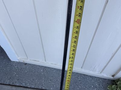 Heavy-Duty 38-inch Steel Pry Bar / Crowbar for Demolition & Construction