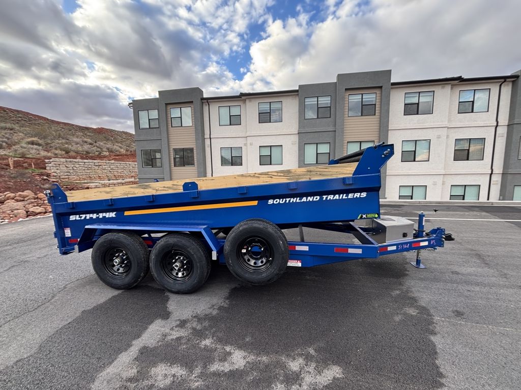 2026 Southland Trailers Blue 7X14 Tandem Axle Scis