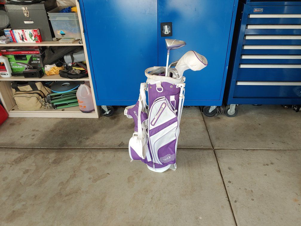 Kids Tour X Golf Clubs with Golf Bag