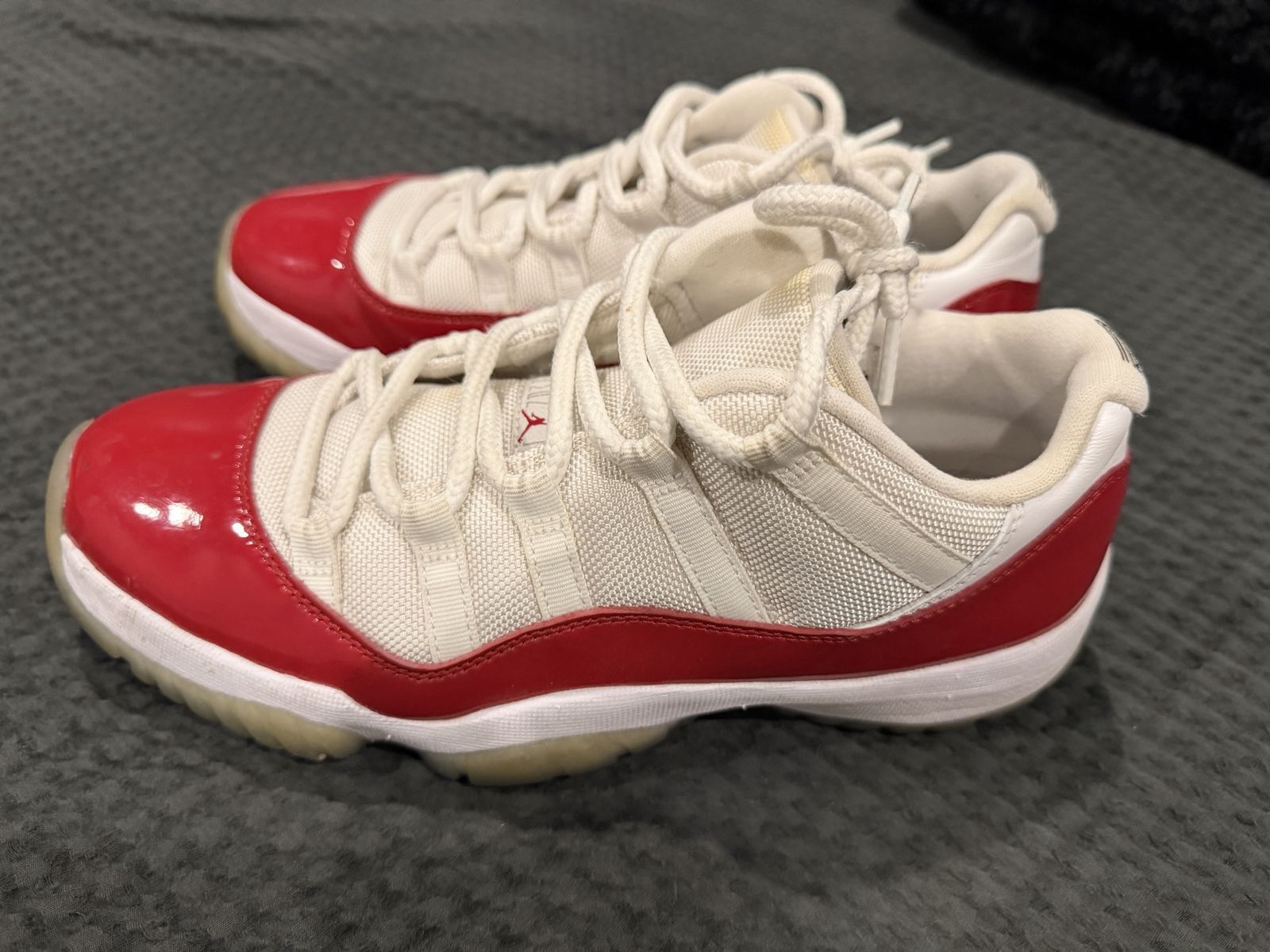 Jordan 11 Retro Low Cherry (2015) Red/White Men's Sneakers - Size 8.5