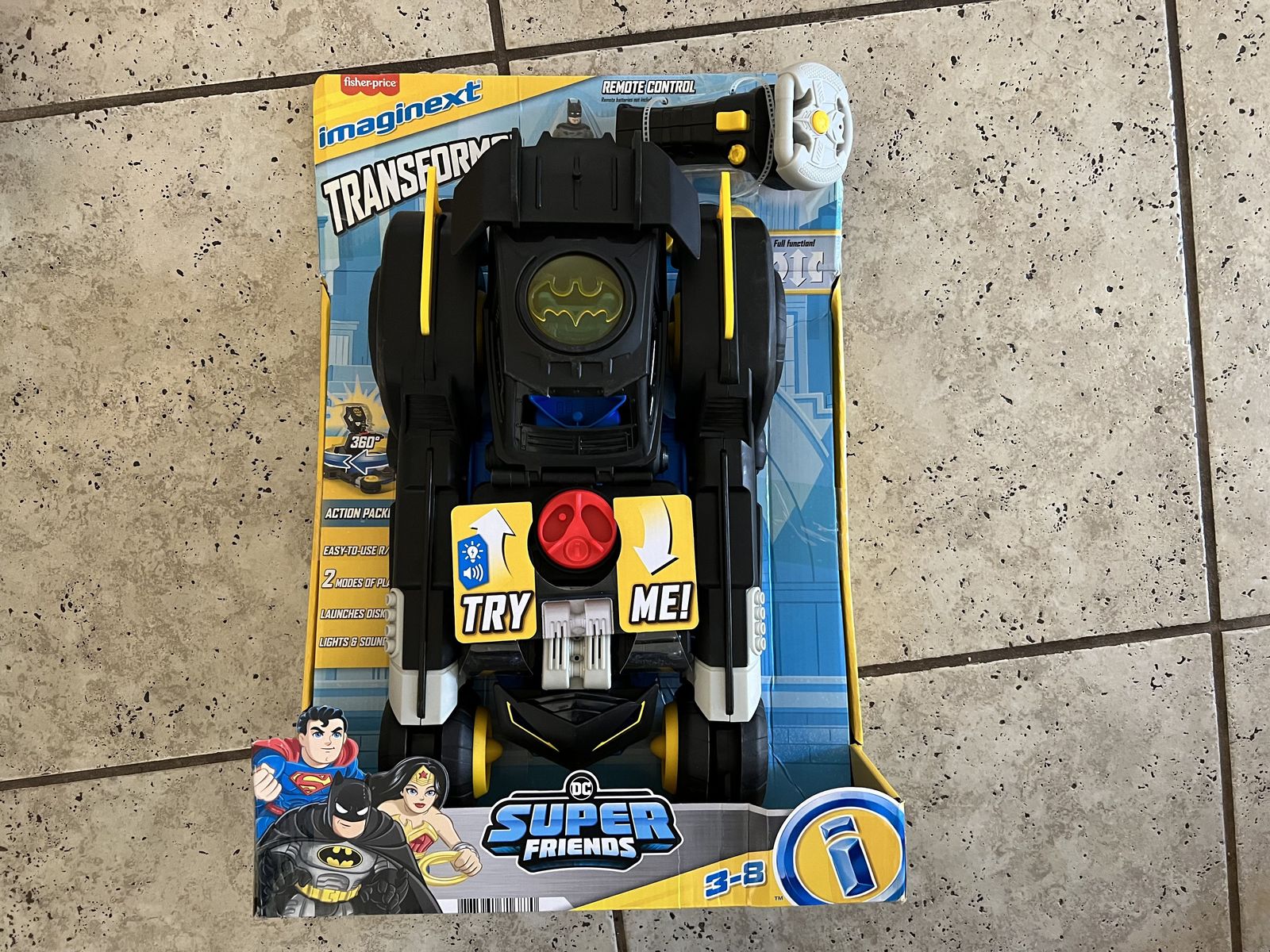 NEW: Fisher Price Imaginext Batman Remote Control Batmobile