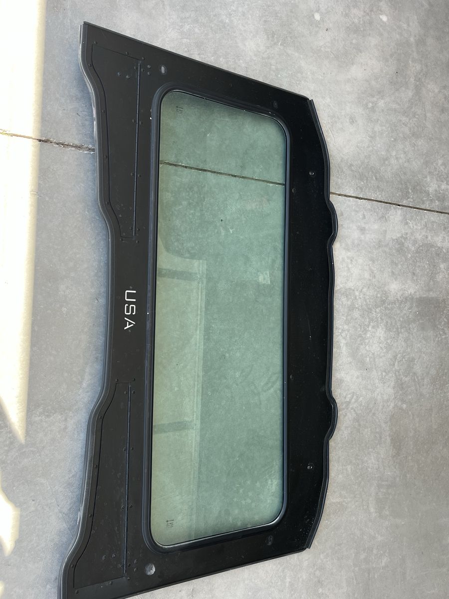 Pioneer 1000 front windshield
