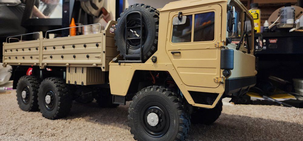 Cross rc Mc6c 6x6 military vehicle!!