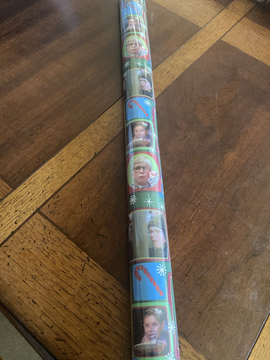 Christmas Story wrapping paper 