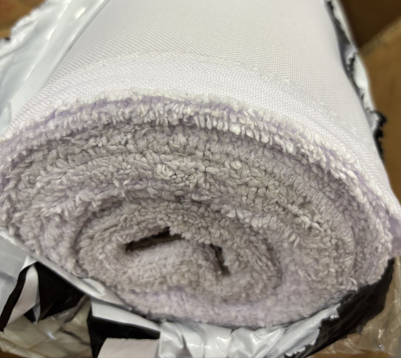 New Huge Roll of White Waterproof Canvas Fabric