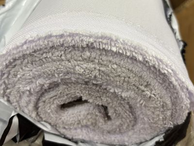 New Huge Roll of White Waterproof Canvas Fabric