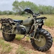 Rokon Mototractor 2x2 All-Terrain Utility Motorcycle - Olive Drab. **Almost new