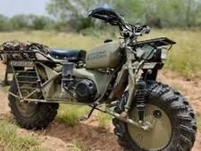 Rokon Mototractor 2x2 All-Terrain Utility Motorcycle - Olive Drab. **Almost new