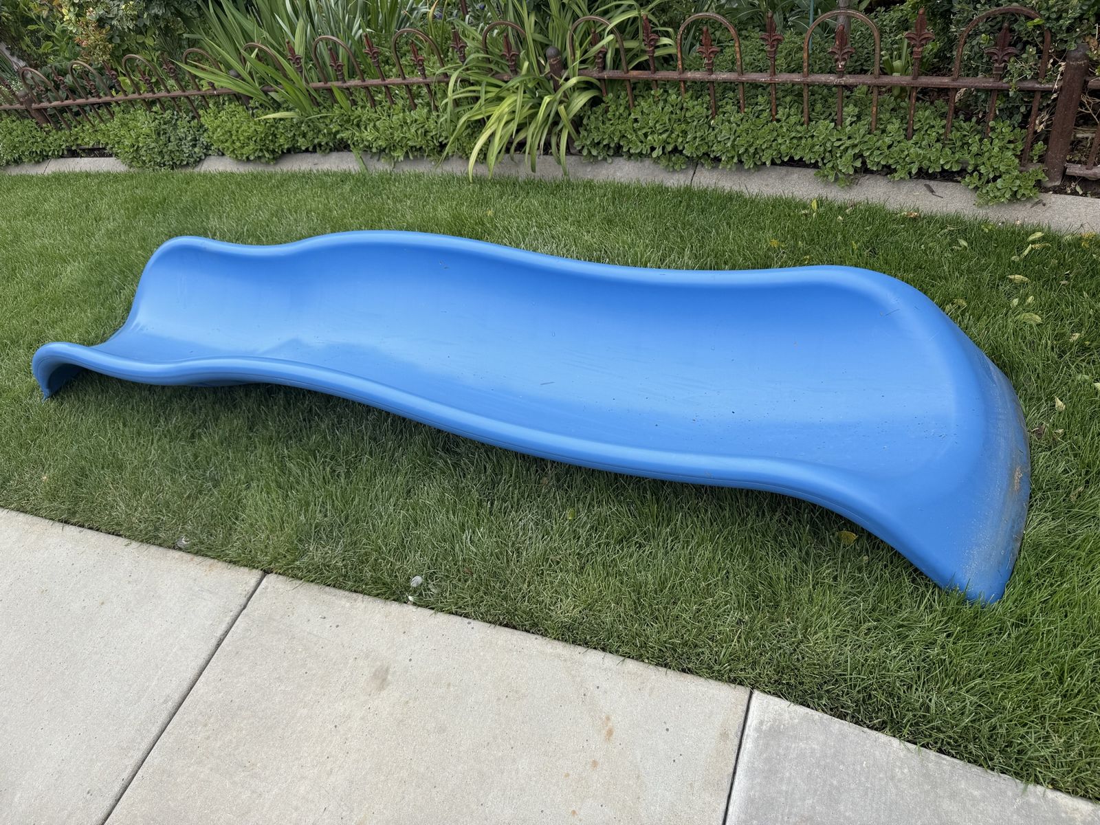 Thick industrial 10’ playground swingset wave slide only