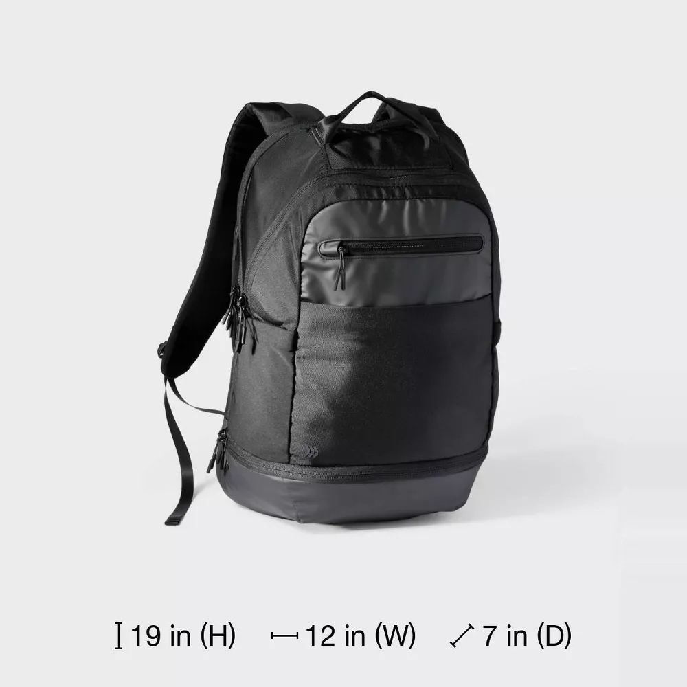 19" Sport Pocket Backpack - All In Motion - Black