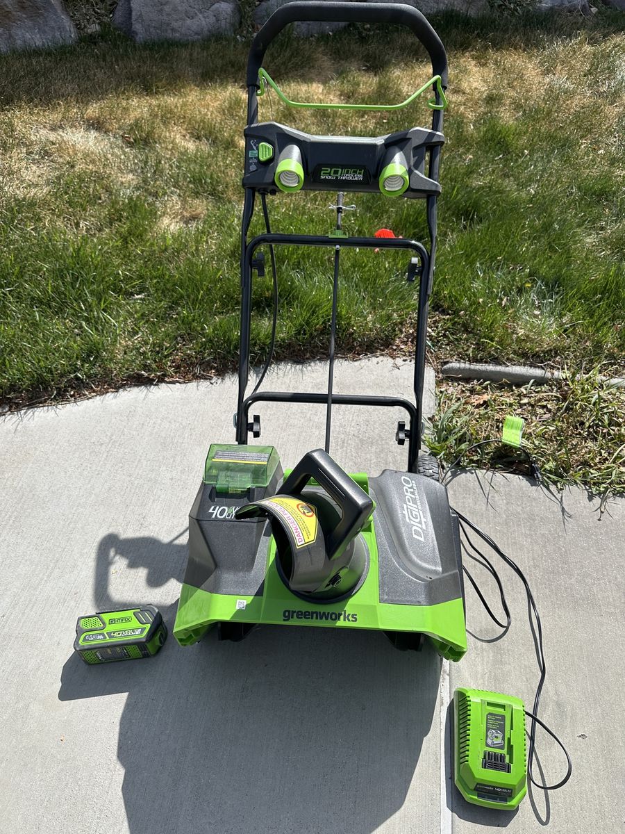 Greenworks 40V DigiPro 20" Cordless Snow Blower