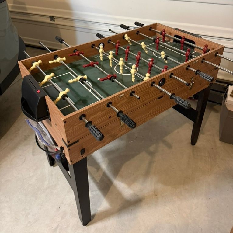 3-in-1 Pool, Foosball, Air Hockey Table