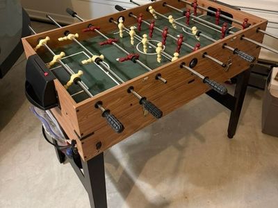 3-in-1 Pool, Foosball, Air Hockey Table