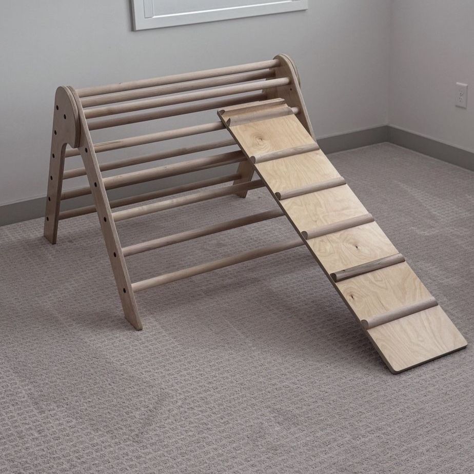 Sprout Kids Wooden Climbing Triangle & Ramp