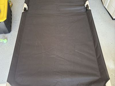 2 Teton Sports Universal Camping Cots - 1 New in Box, 1 Used (Excellent) - Heavy Duty for Camp/Hunt
