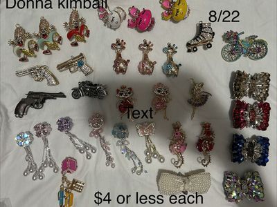 Assorted Rhinestone & Enamel pen toppers