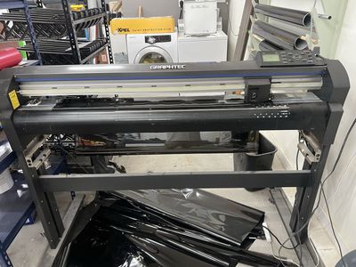 Graphtec Plotter Cutting Machine - Used, Industrial Grade Vinyl Cutter