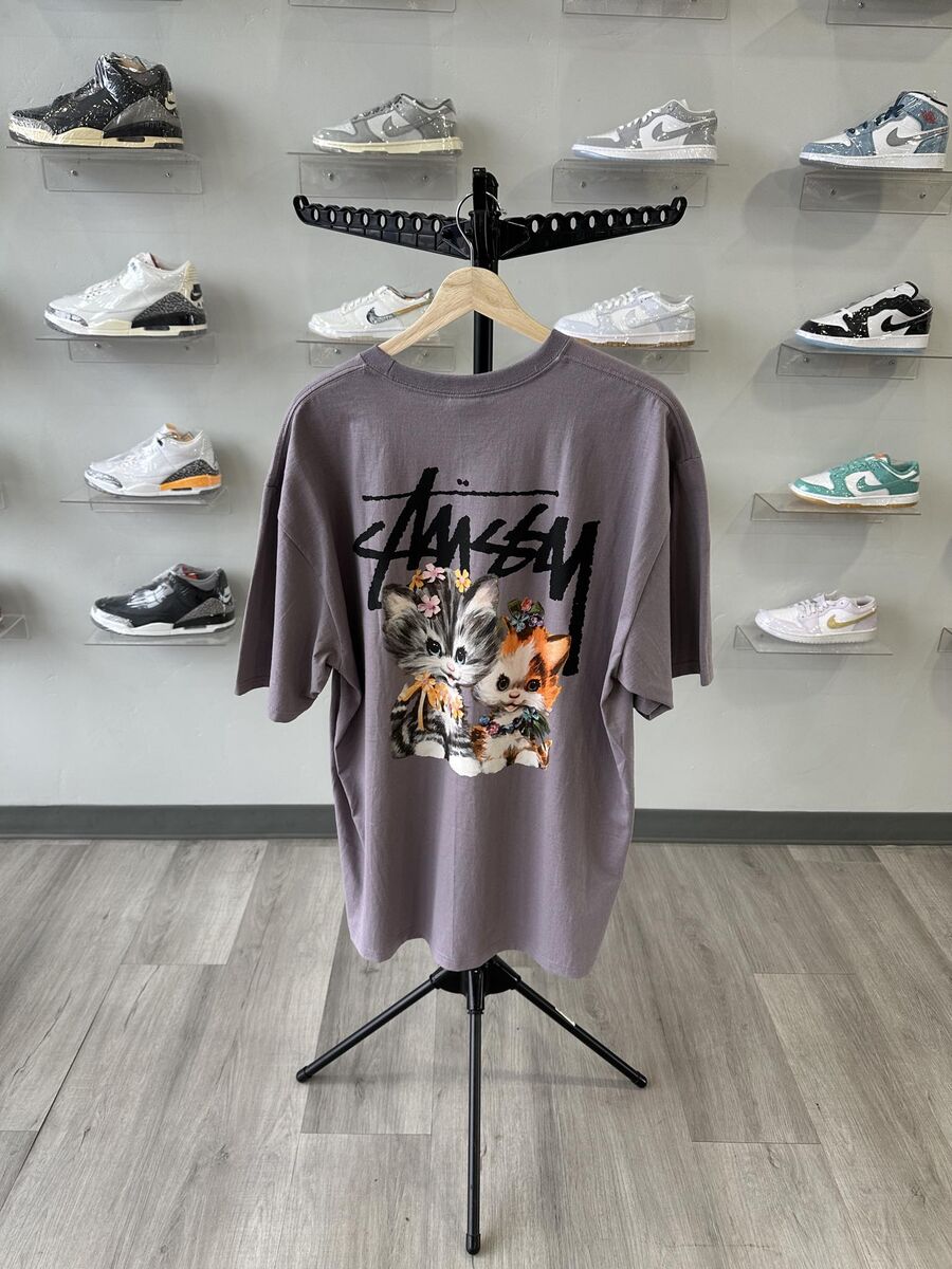 Brand New Stussy Kittens Tee Mauve Size XL