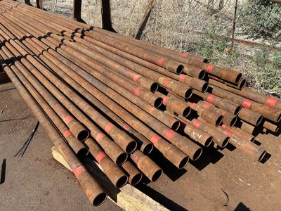 ATTN: FENCE BUILDERS! Surplus Steel Pipe 2-7/8" x 6.5# x 31' random lengths- $85.95 each
