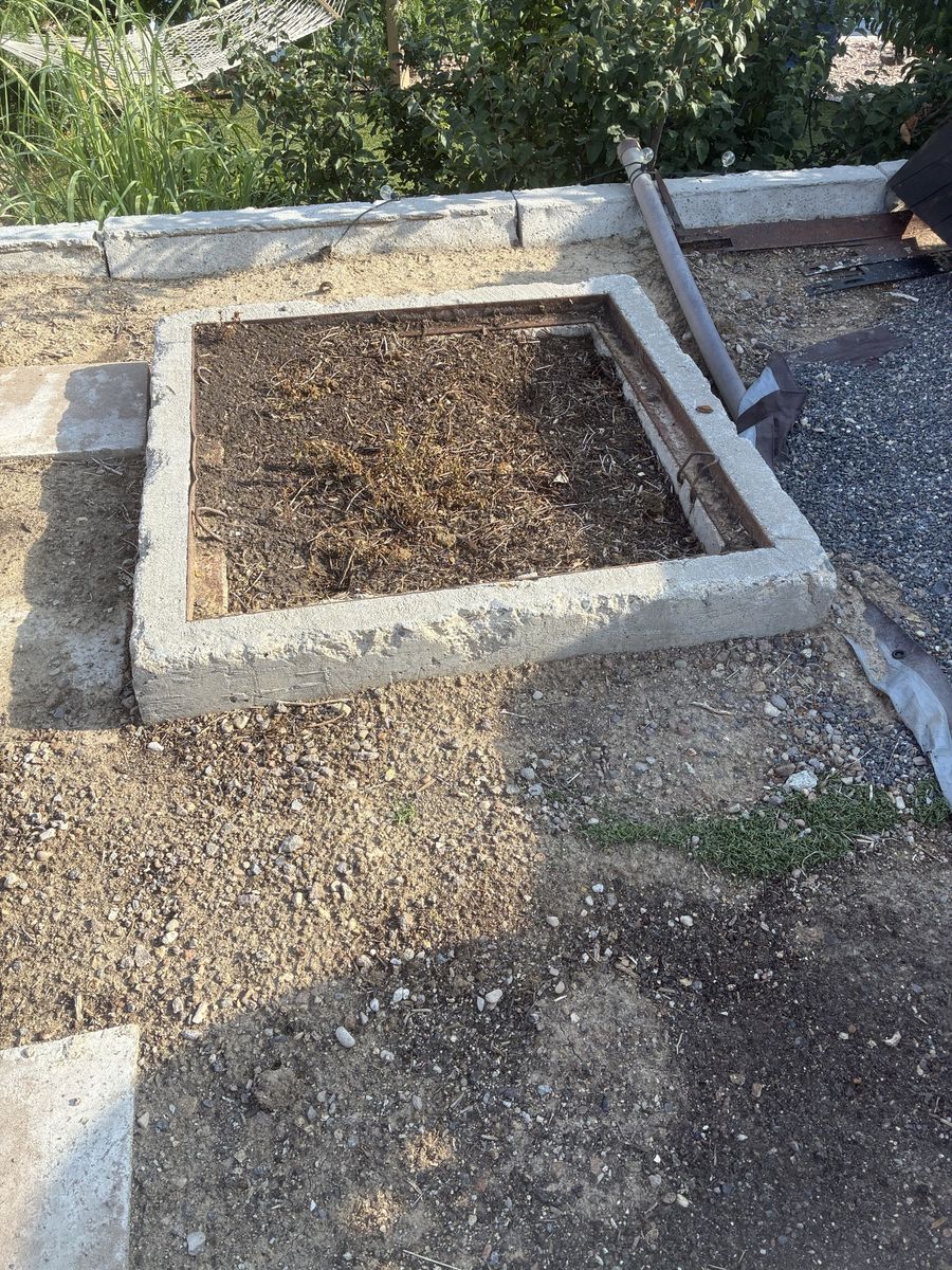 Free 4 x 4 cement ring