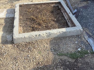Free 4 x 4 cement ring