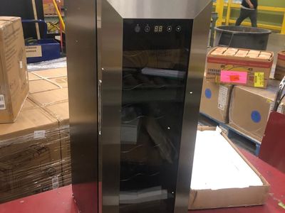 Newair® 12-Bottle 9.9" Stainless Steel Freestanding Wine Fridge