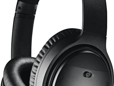 Bose - QuietComfort 35 II Wireless Noise Cancelling Over-the-Ear Headphones - Black
