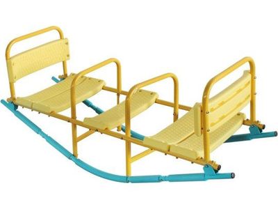 Teeter Totter Kids Used Great Condition Heavy Duty Metal Rocking Seesaw with Backrests Child Children Toddler daycare kid play