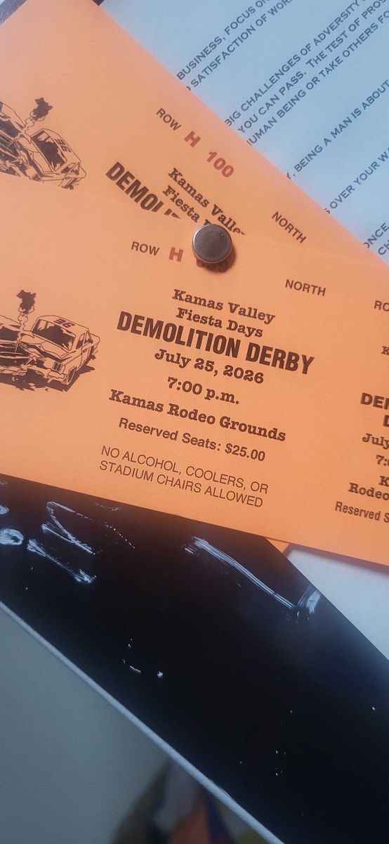 Demolition Derby tickets - Kamas UT