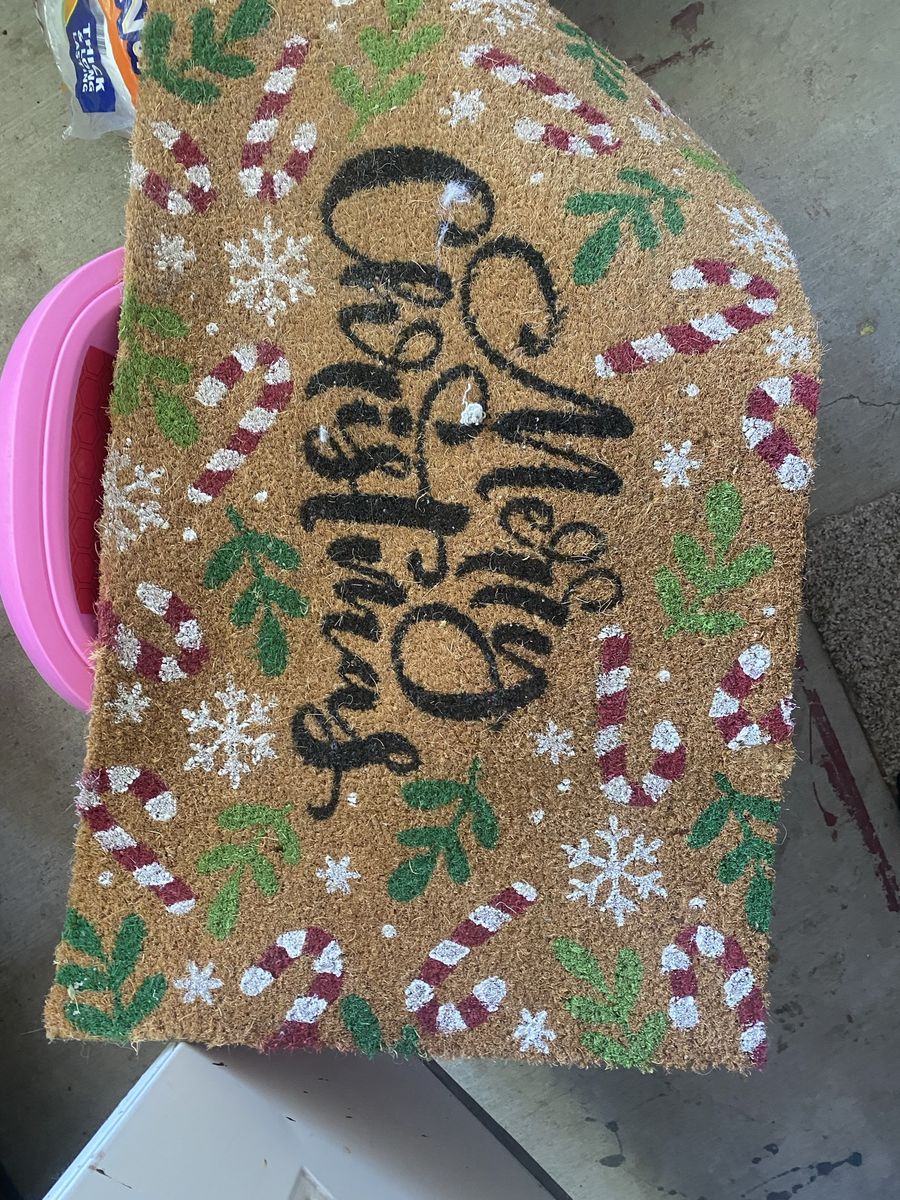 Christmas mat