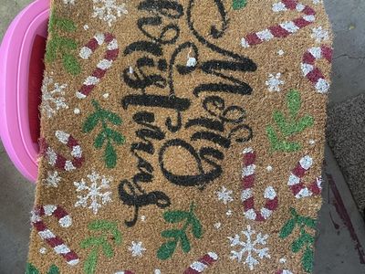 Christmas mat