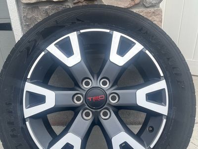 20" OEM Toyota TRD Wheels & Dunlop Tires - 265/60R20 (Set of 4)