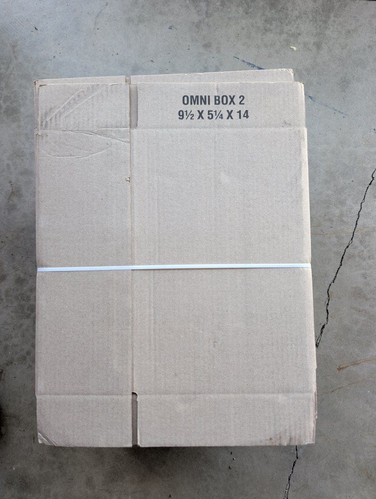 50 Unused Cardboard Shoe Box Size Shipping Boxes
