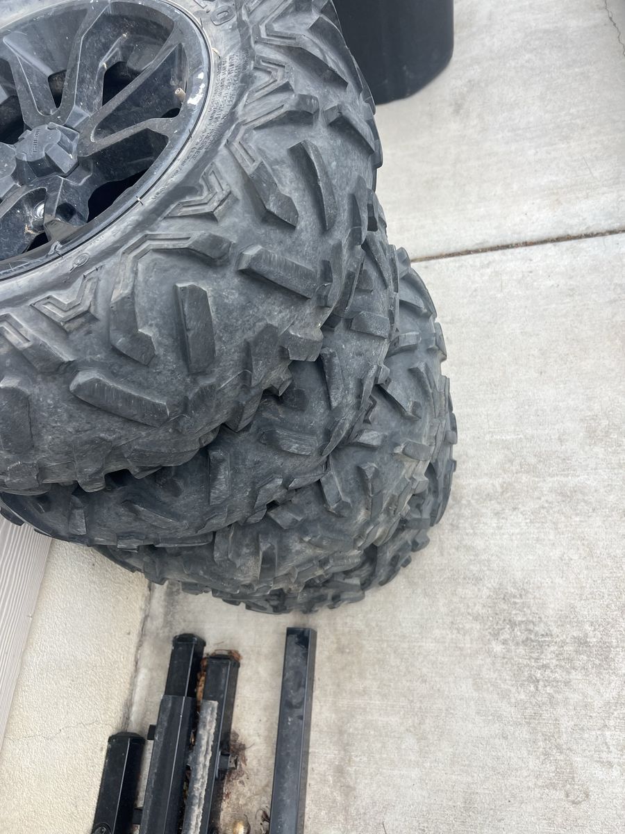 Set of 4 Maxxis Bighorn 2.0 Tires on Can-Am Rims 27x9.00R14