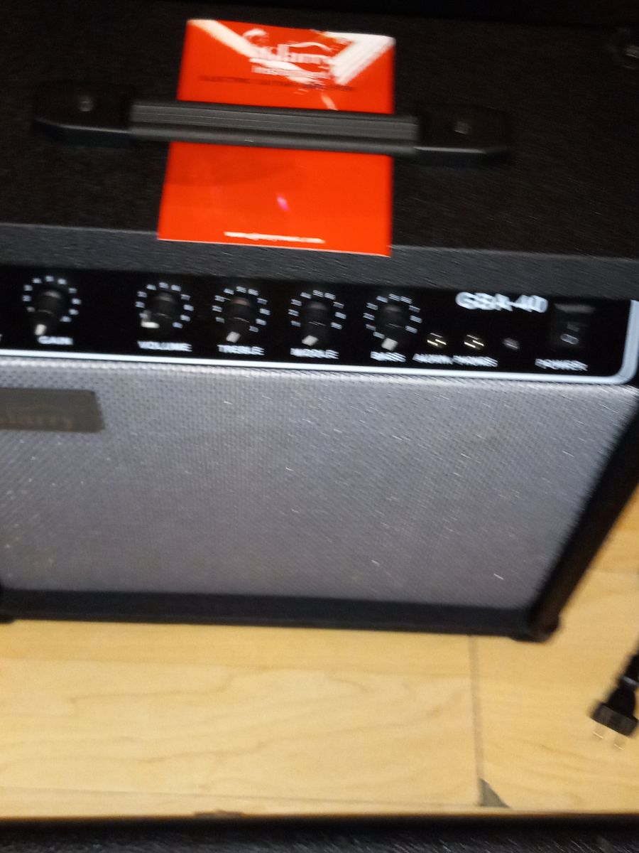BASS AMP 40W GBA-40 Electric Bass Amplifier Black