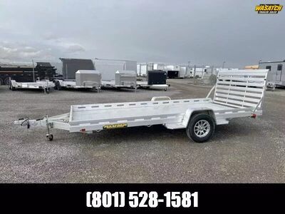 Aluma 8015 7x15 SxS Aluminum Utility Trailer